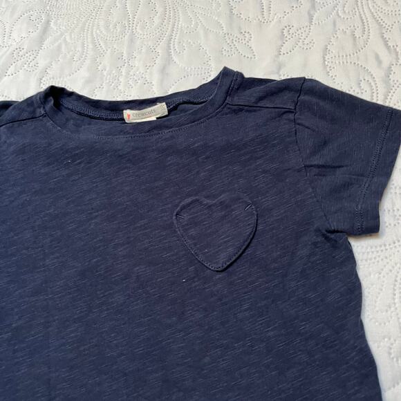 Crewcuts Heart Patch Tee Size 4/5 - Picture 4 of 5